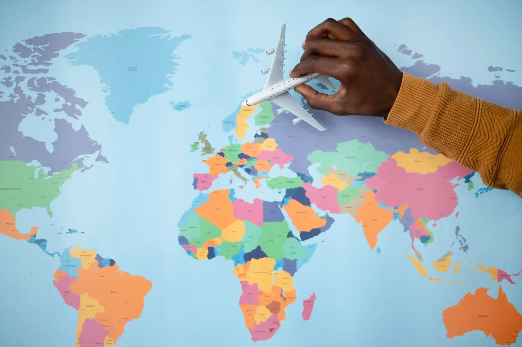 une carte du monde